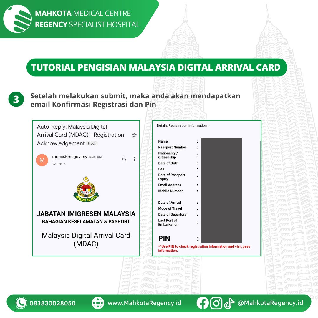 Masuk Malaysia Wajib Isi MDAC Malaysia Digital Arrival Card