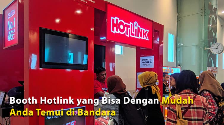 booth penjualan kartu hotlink di klia2