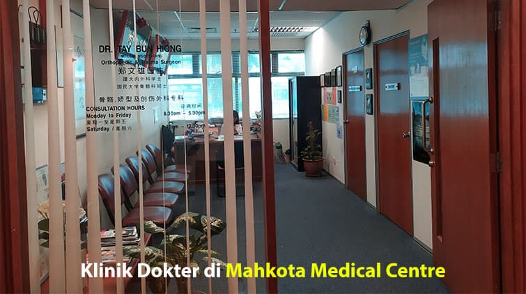 Klinik dokter di Mahkota Medical Centre