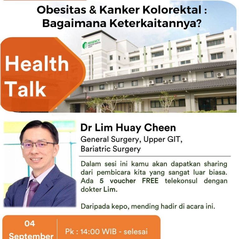 Webinar Hospital Malaysia : Obesitas & Kanker Kolorektal, Bagaimana Keterkaitannya?