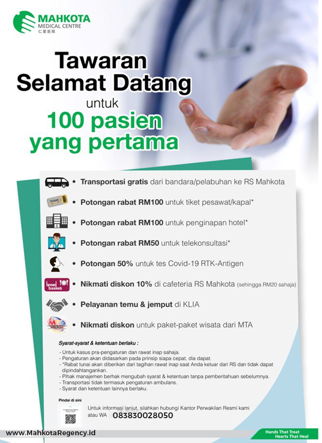 Promo Berobat Ke Malaysia Tanpa Karantina