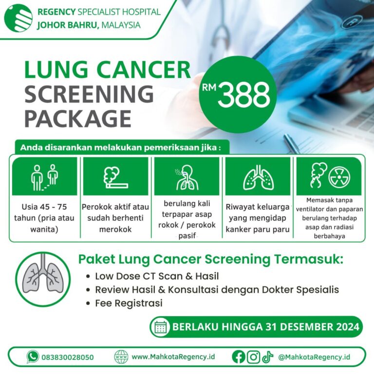 Promo Paket Pemeriksaan Paru-Paru Di regency Specialist Hospital