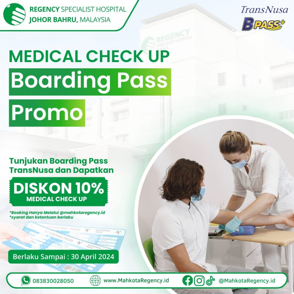 Promo Medical Check Up Diskon 10% Di Regency Specialist Hospital