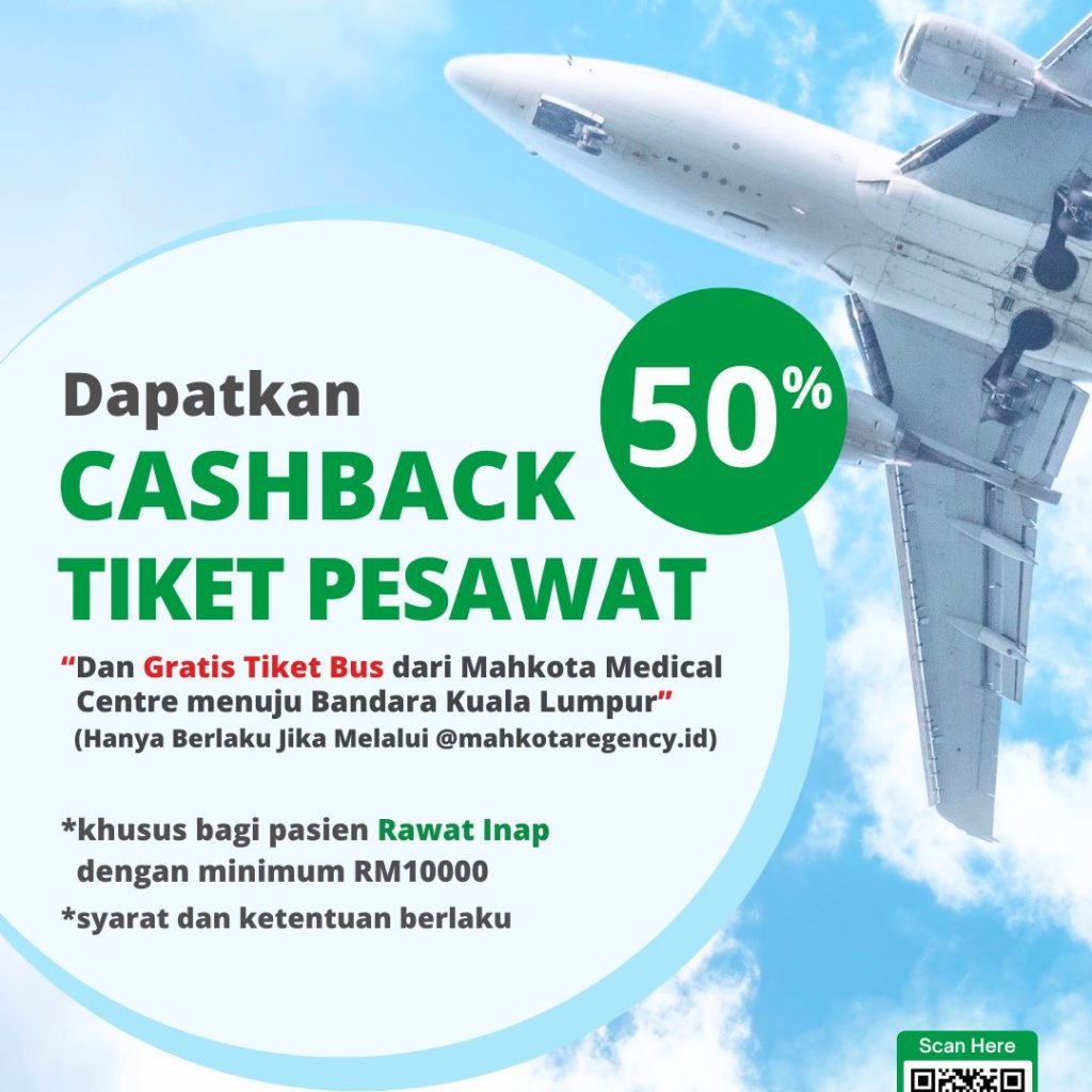 Cashback Tiket Pesawat PP Maksimal RM 500