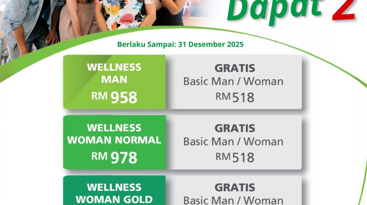 Promo Medical Check Up Mahkota Medical Centre – Bayar 1 Dapat 2
