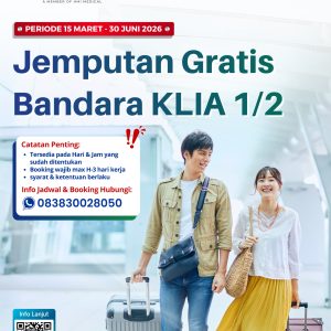 Jemputan GRATIS Rumah Sakit Mahkota Medical Centre Dari Bandara KLIA