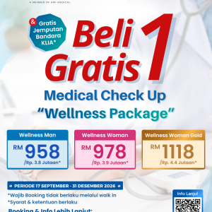 Promo Medical Check Up Buy 1 Get 1 di Mahkota Medical Centre Melaka Malaysia