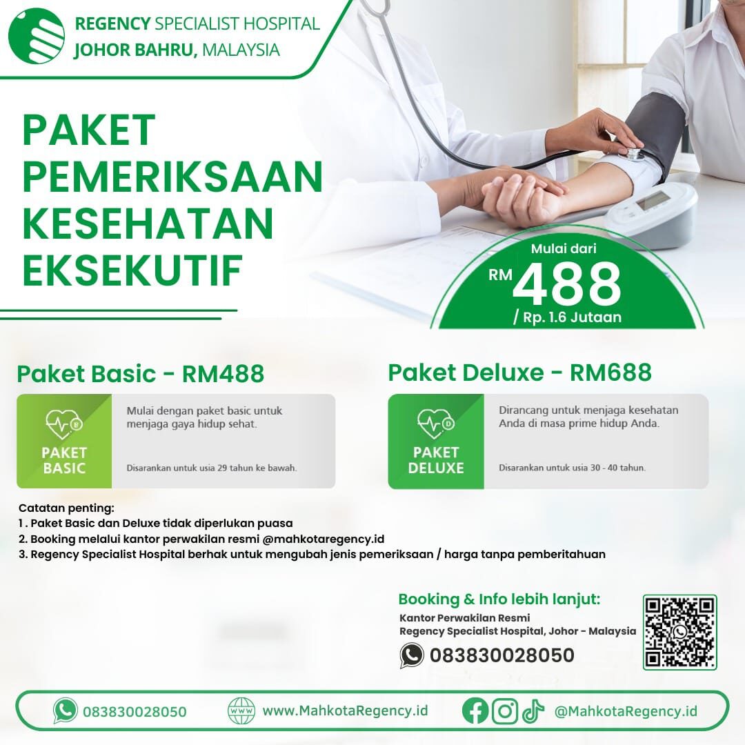 Paket Medical Check Up Di Regency Specialist Hospital​