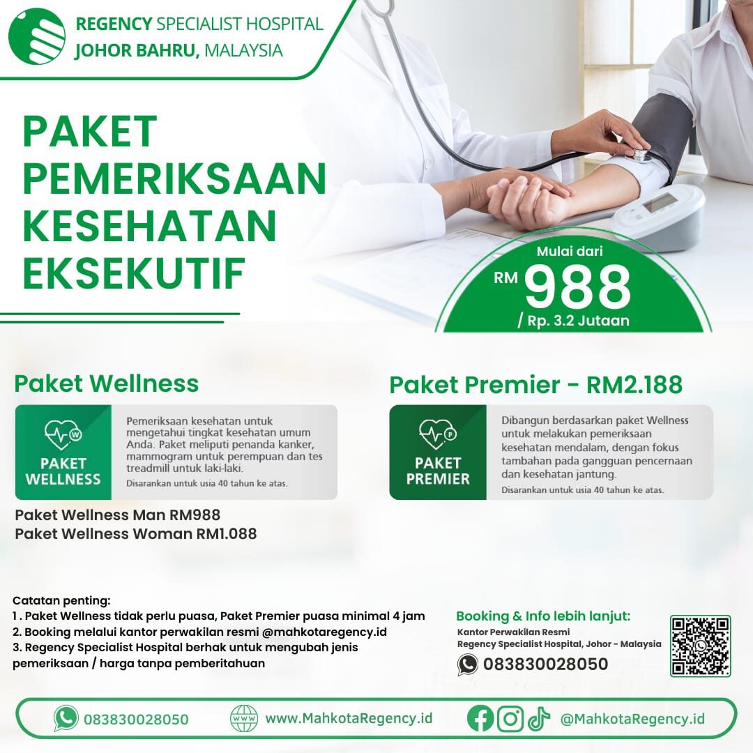 Paket Medical Check Up Di Regency Specialist Hospital​